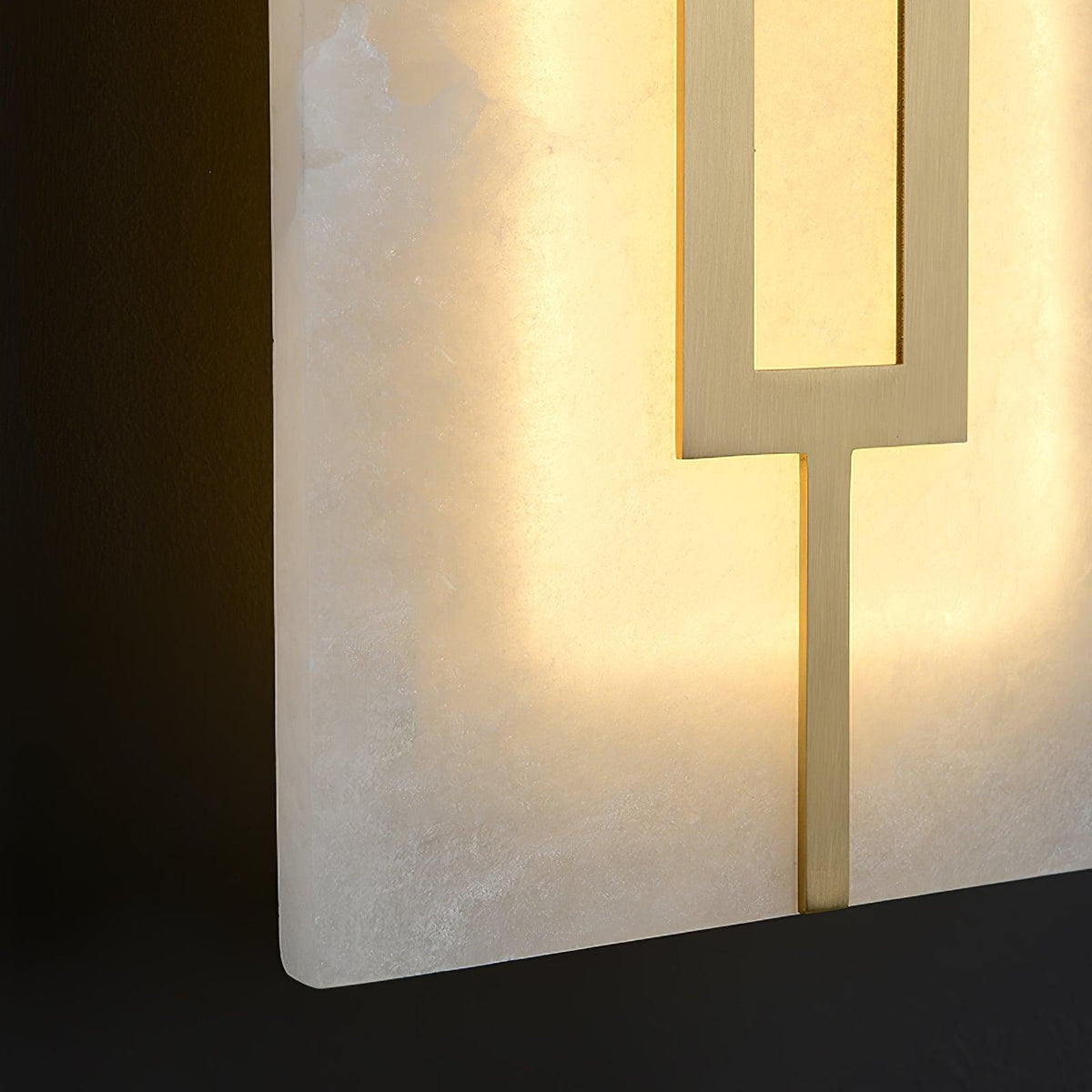 Alvelor geometrische wandlamp met albasten kap