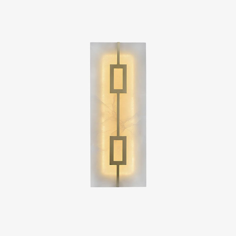 Alvelor geometrische wandlamp met albasten kap