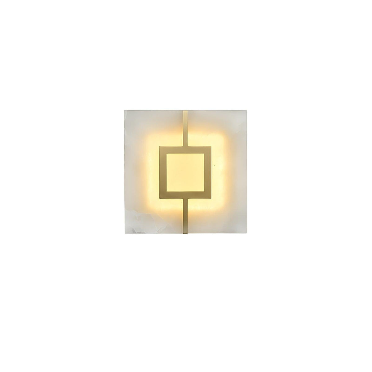 Alvelor geometrische wandlamp met albasten kap