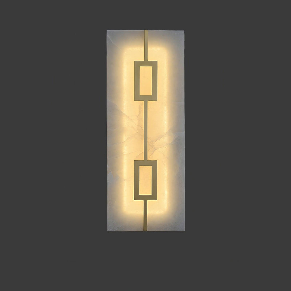 Alvelor geometrische wandlamp met albasten kap