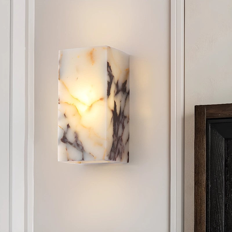 Neranina wandlamp in marmer