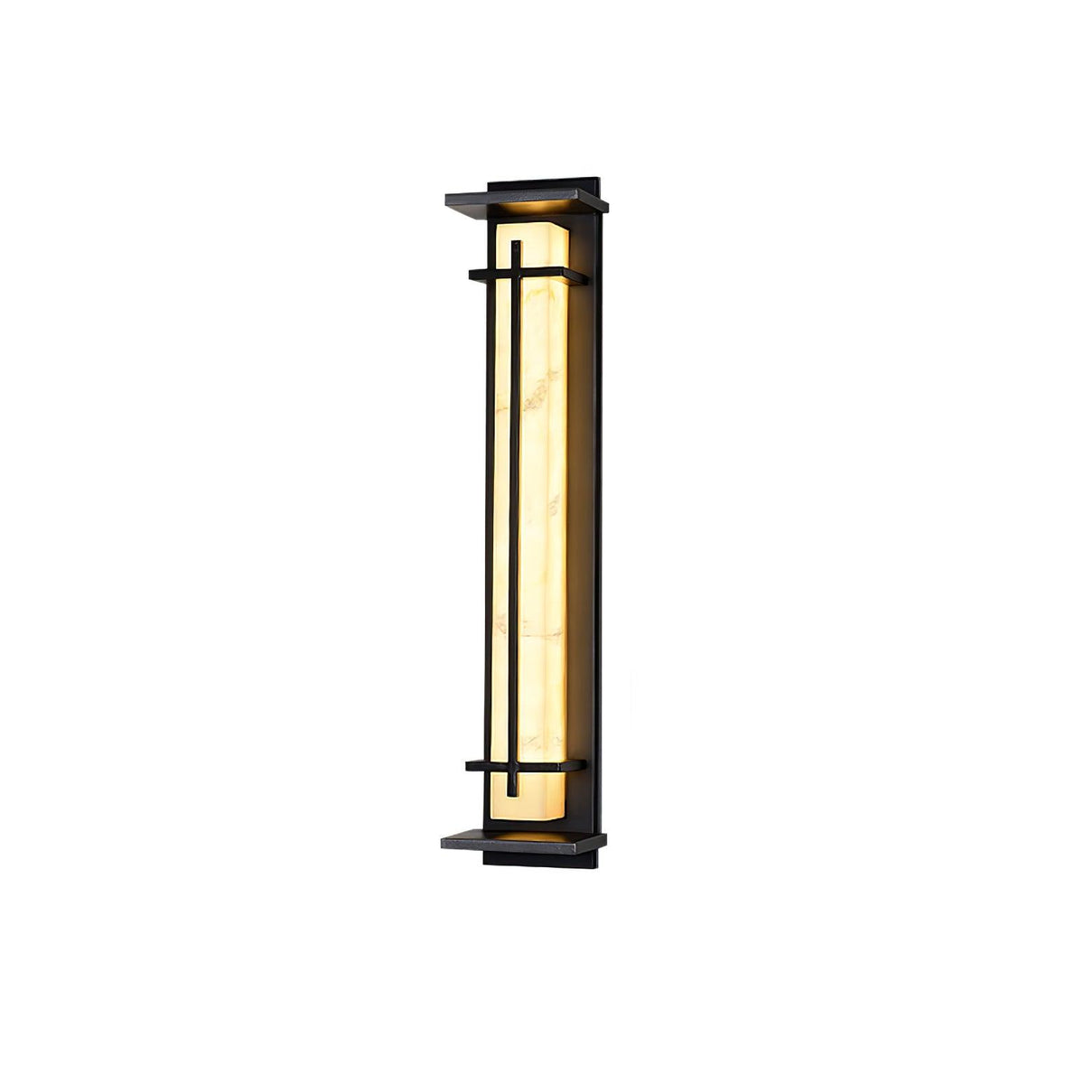 Avenirette vierkante waterdichte buitenwandlamp met imitatie van albast