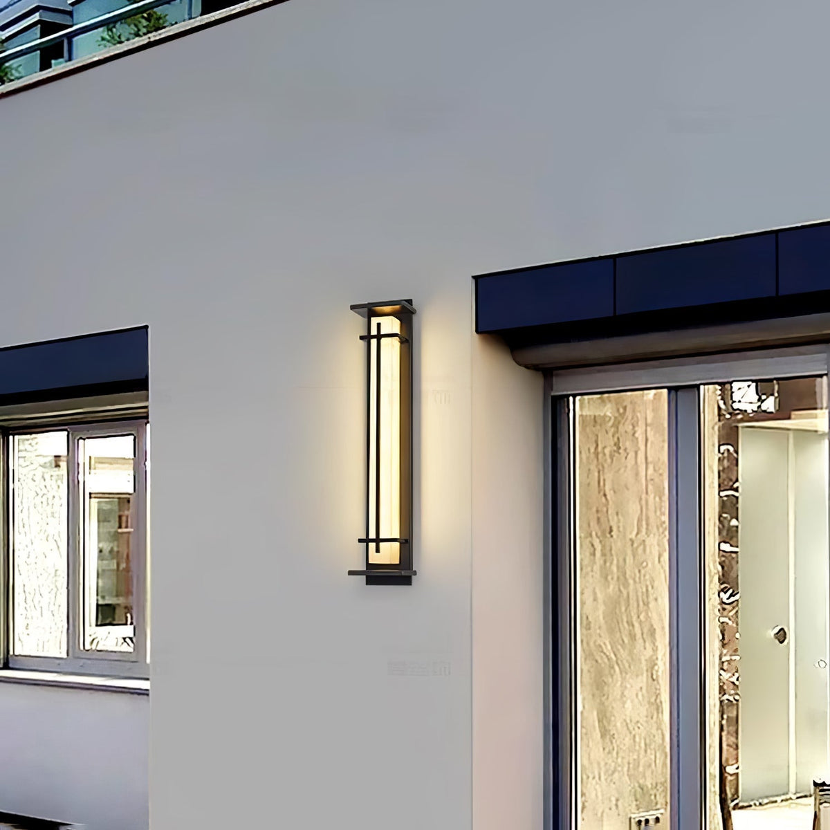 Marcell albast vierkante wandlamp