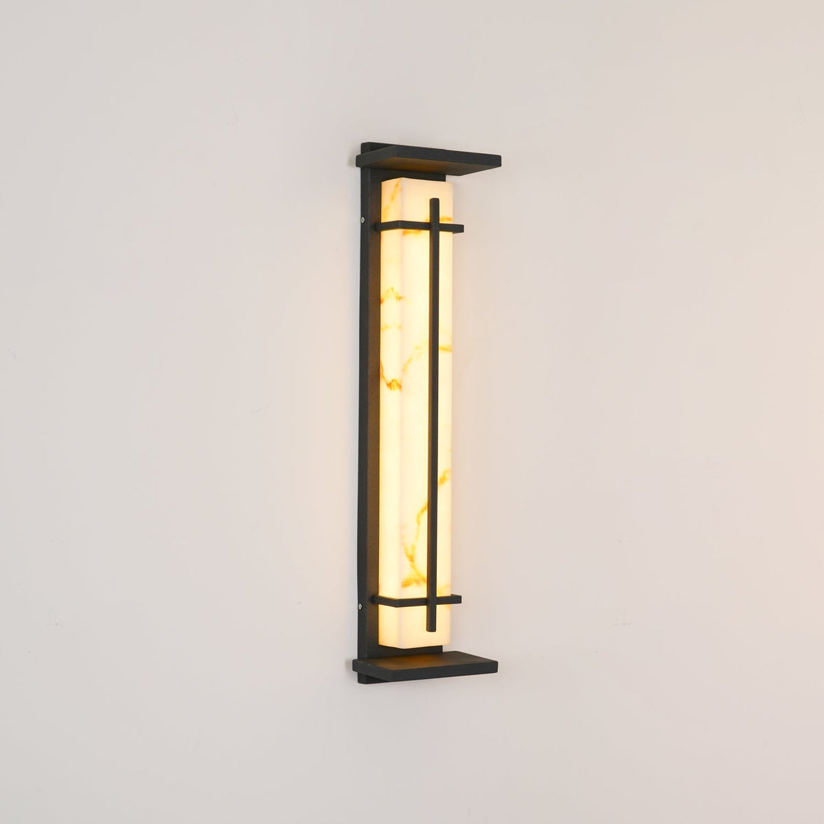 Marcell albast vierkante wandlamp
