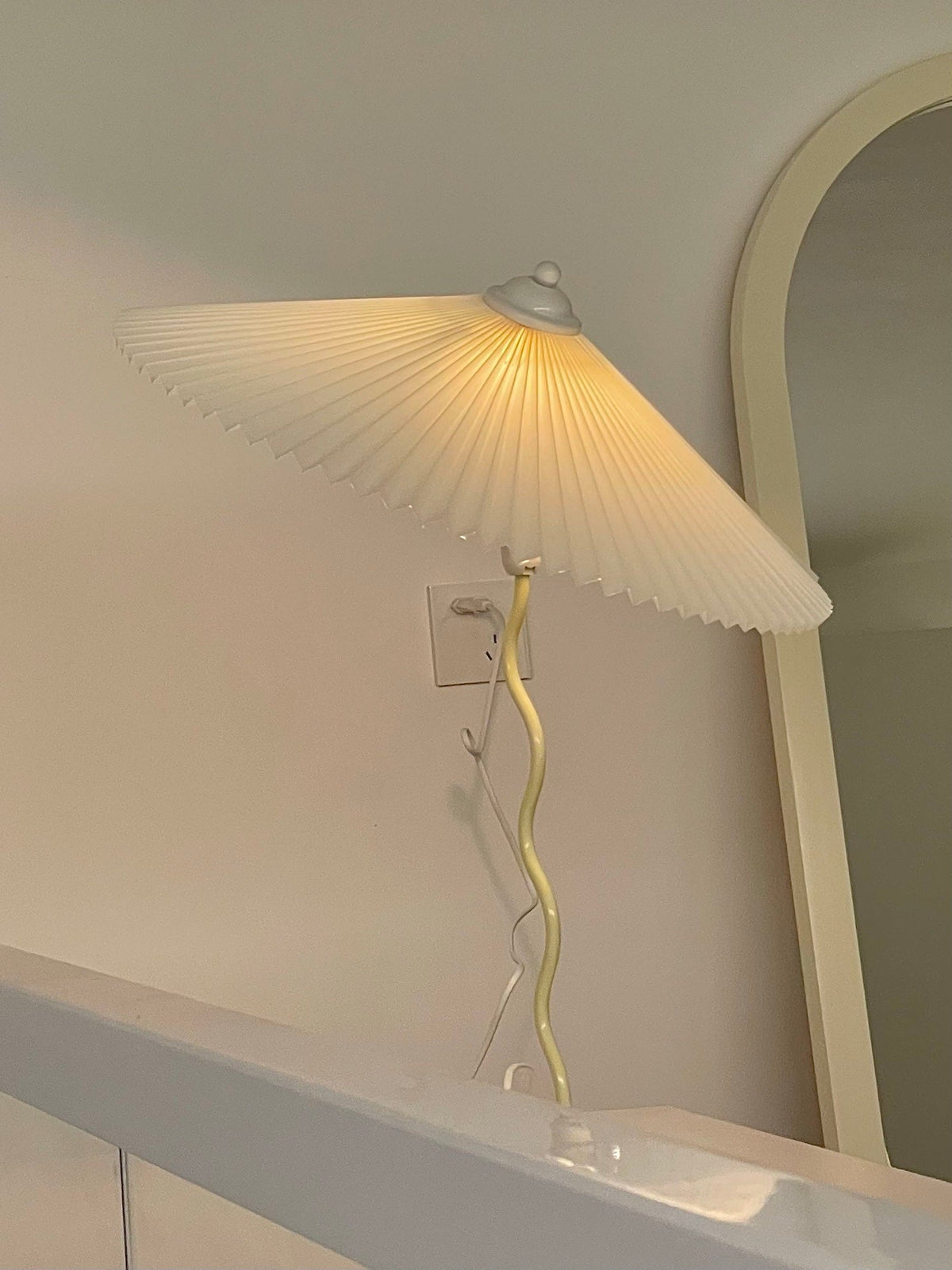 Vioro tafellamp van textiel