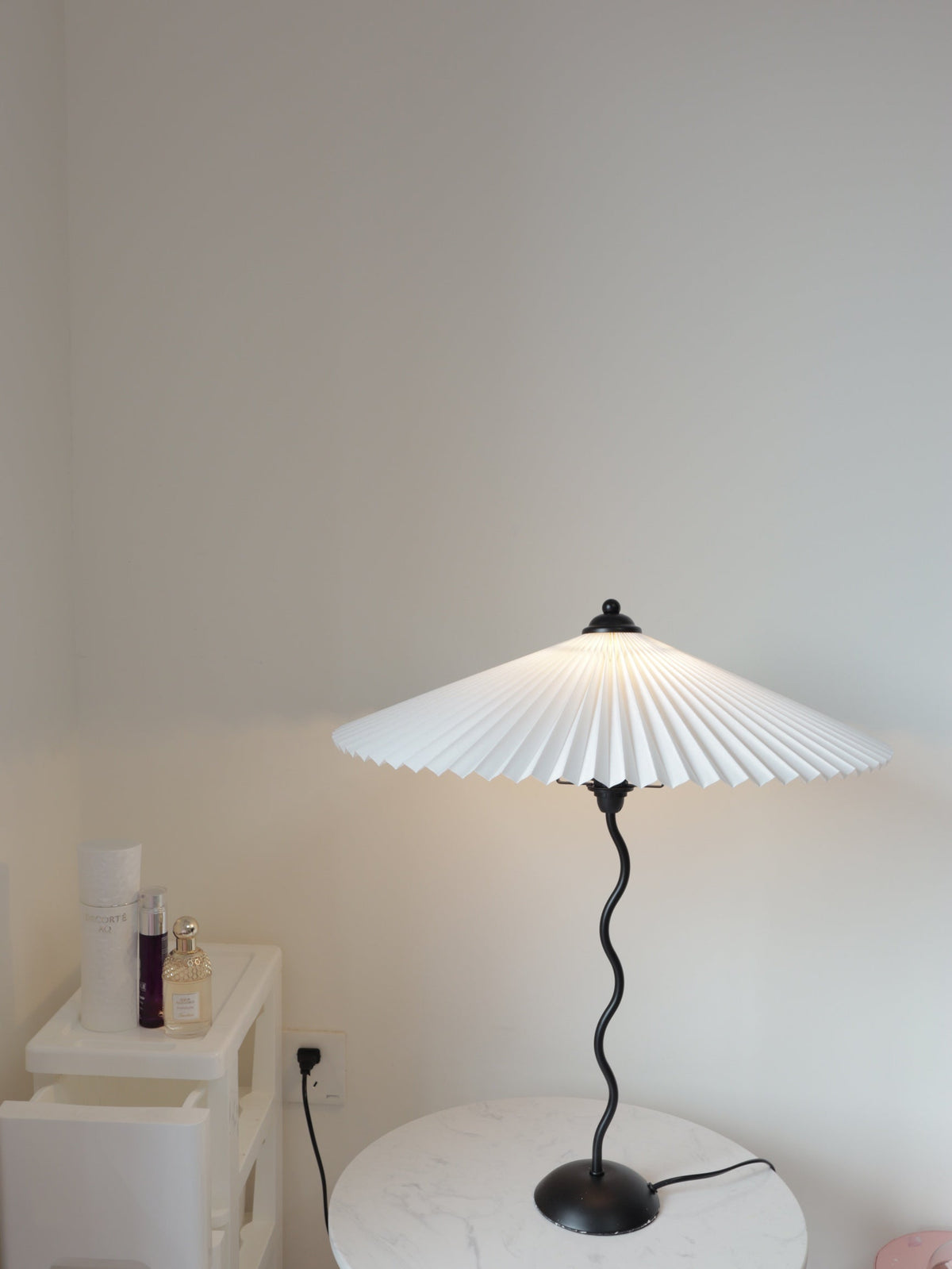 Vioro tafellamp van textiel