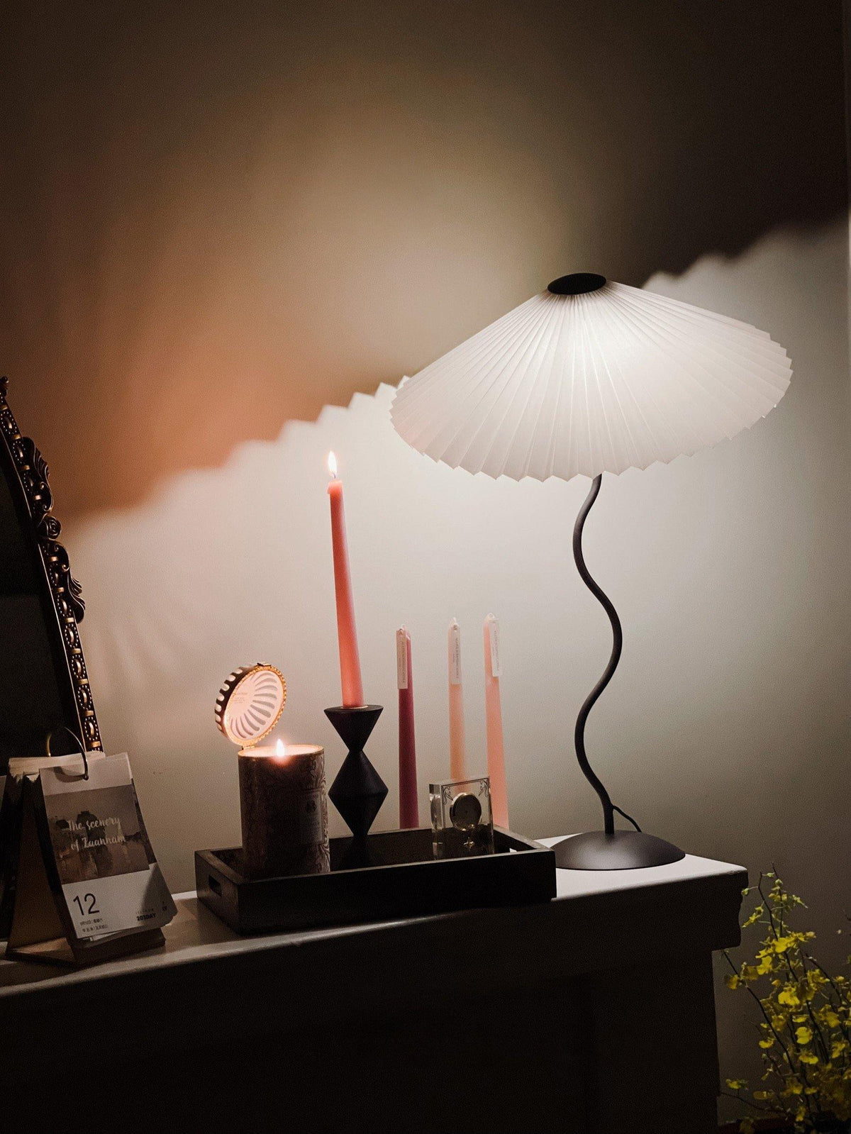 Vioro tafellamp van textiel