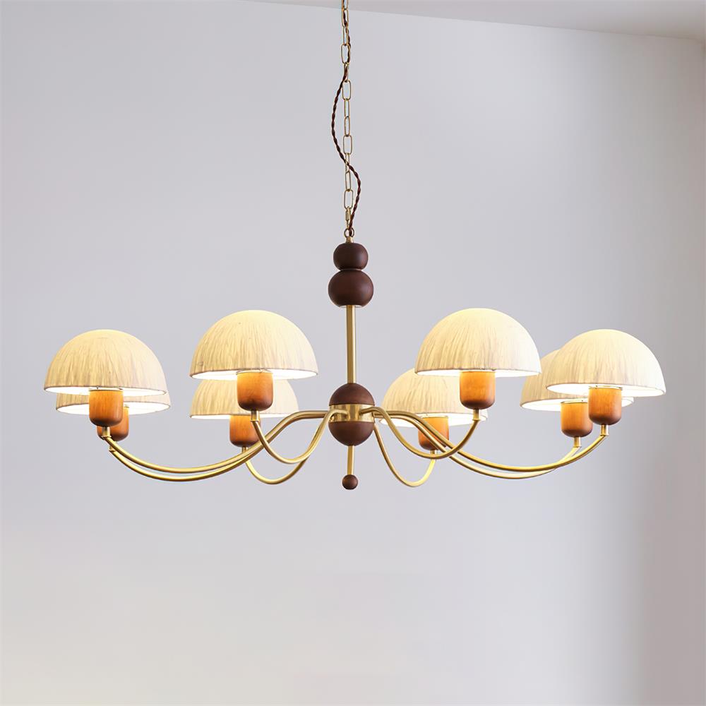Core kroonluchter Rijstpapier Mid-Century