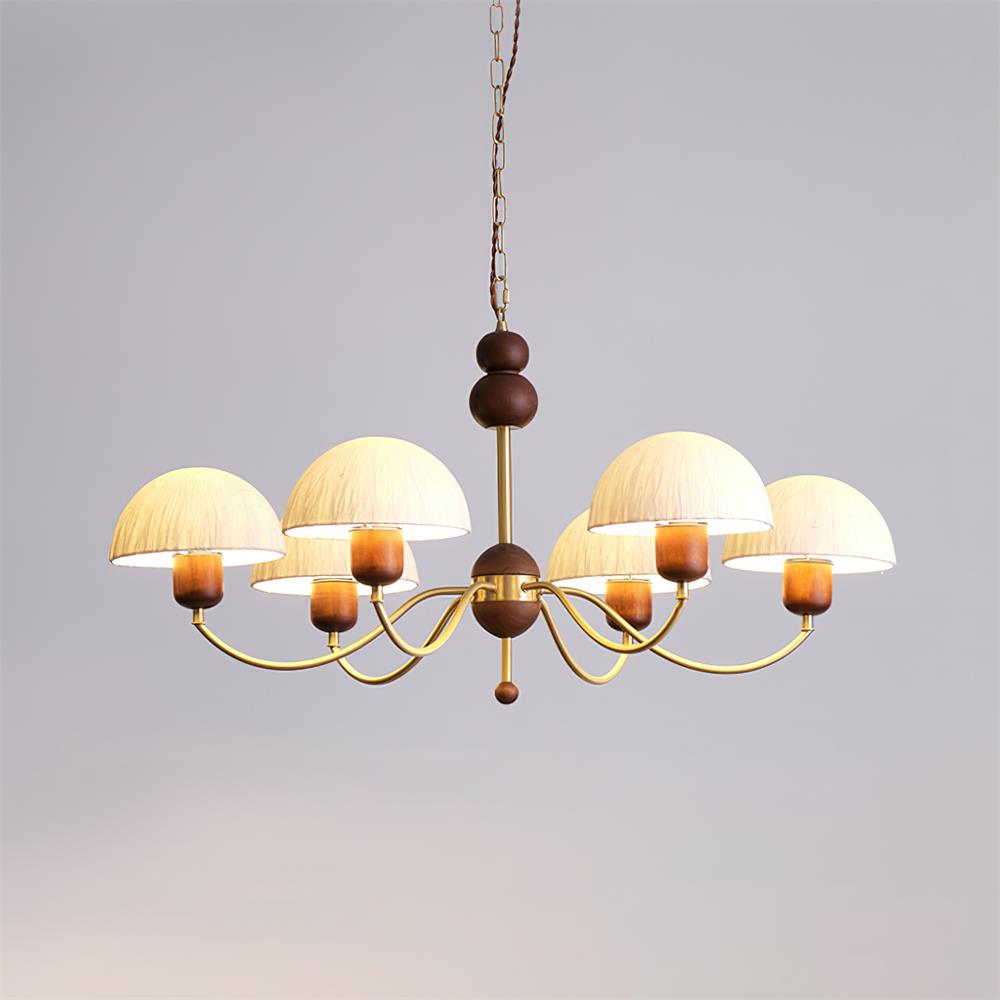 Core kroonluchter Rijstpapier Mid-Century