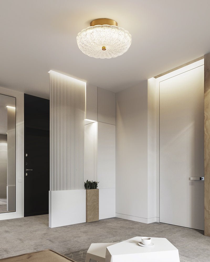 Evraeel Moderne minimalistische plafondlamp met sterrenhemel glas