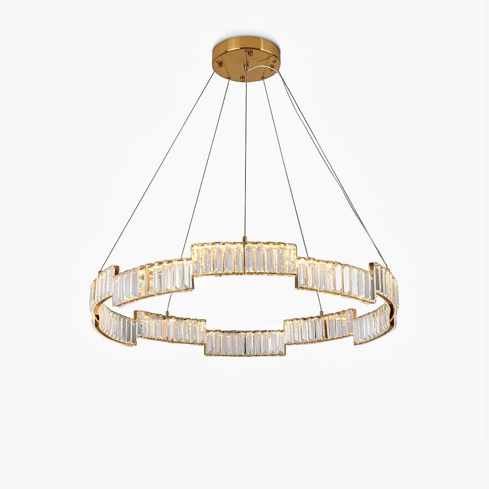 Luxinian Kroonluchter Kristal met Vergulde Lijst goudkleurig