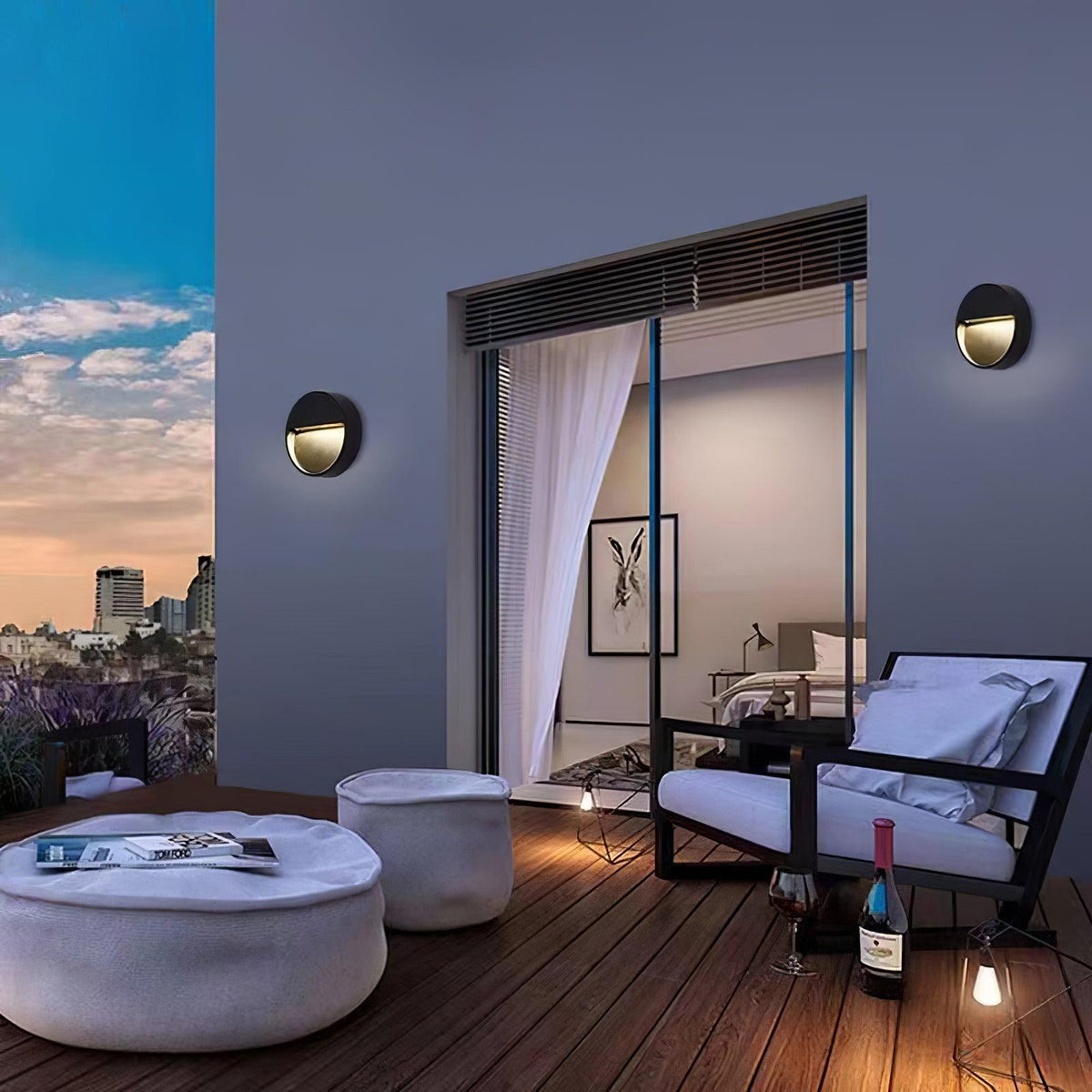 Veo Acryl Minimalistische wandlamp