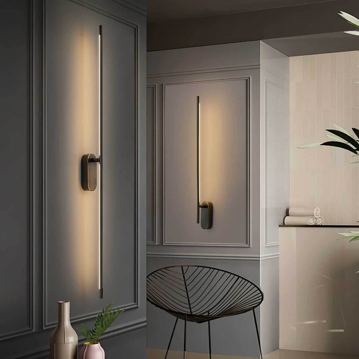 Vrysl wandlamp Staafvorm Met Stekker Minimalistisch