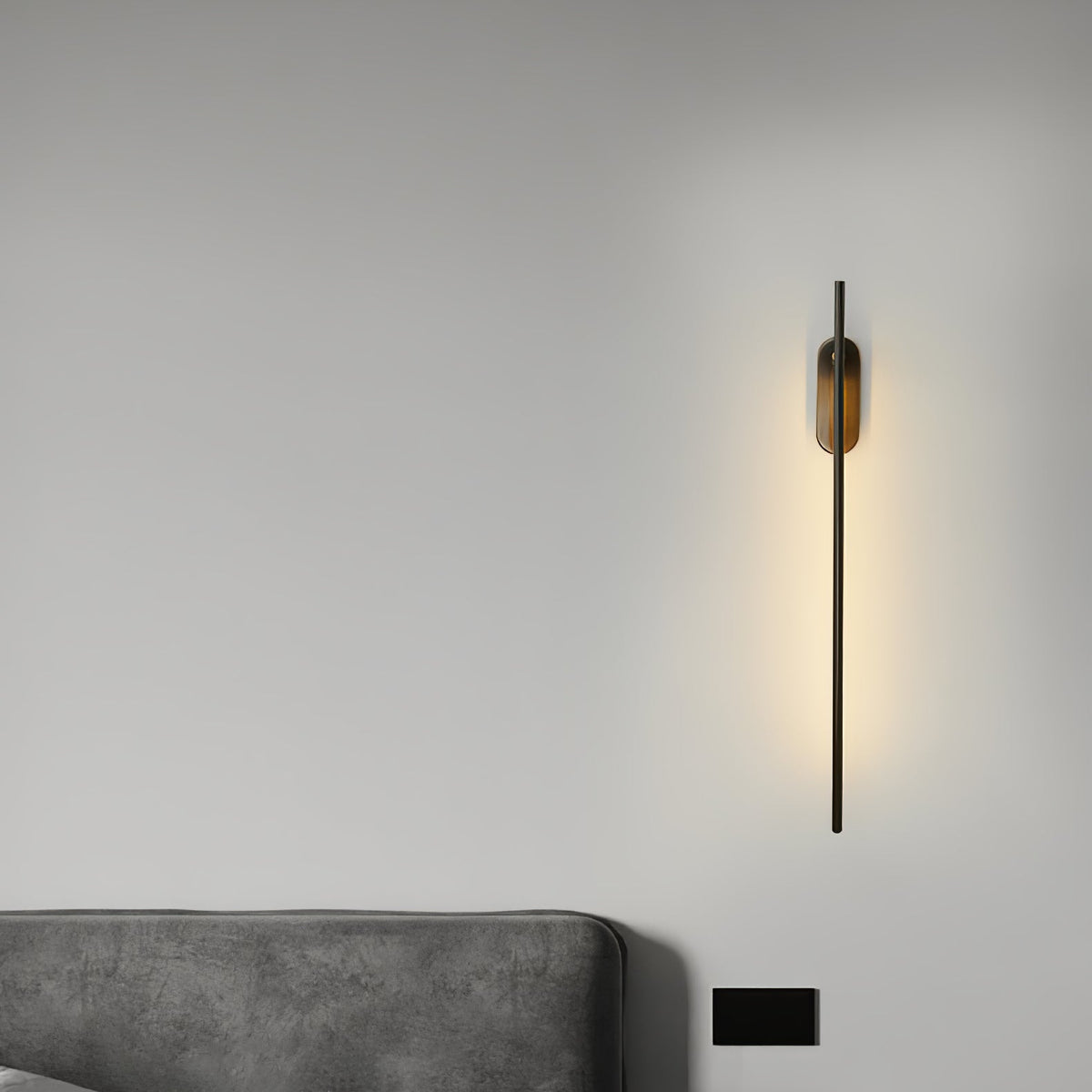 Marissa staafvormige messing wandlamp