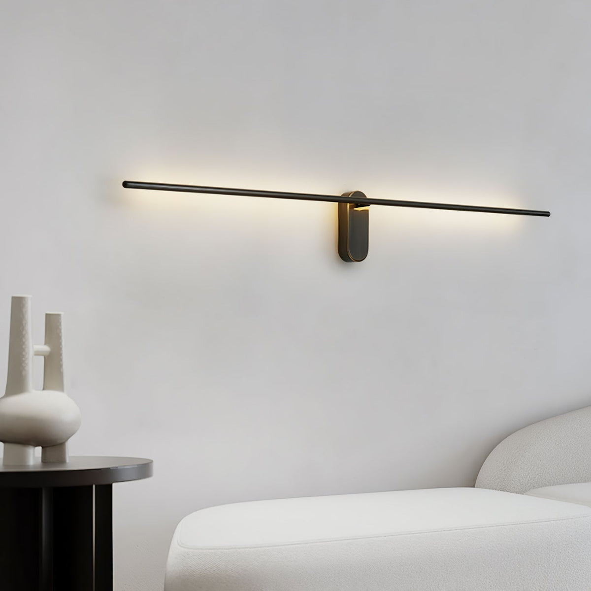 Marissa staafvormige messing wandlamp