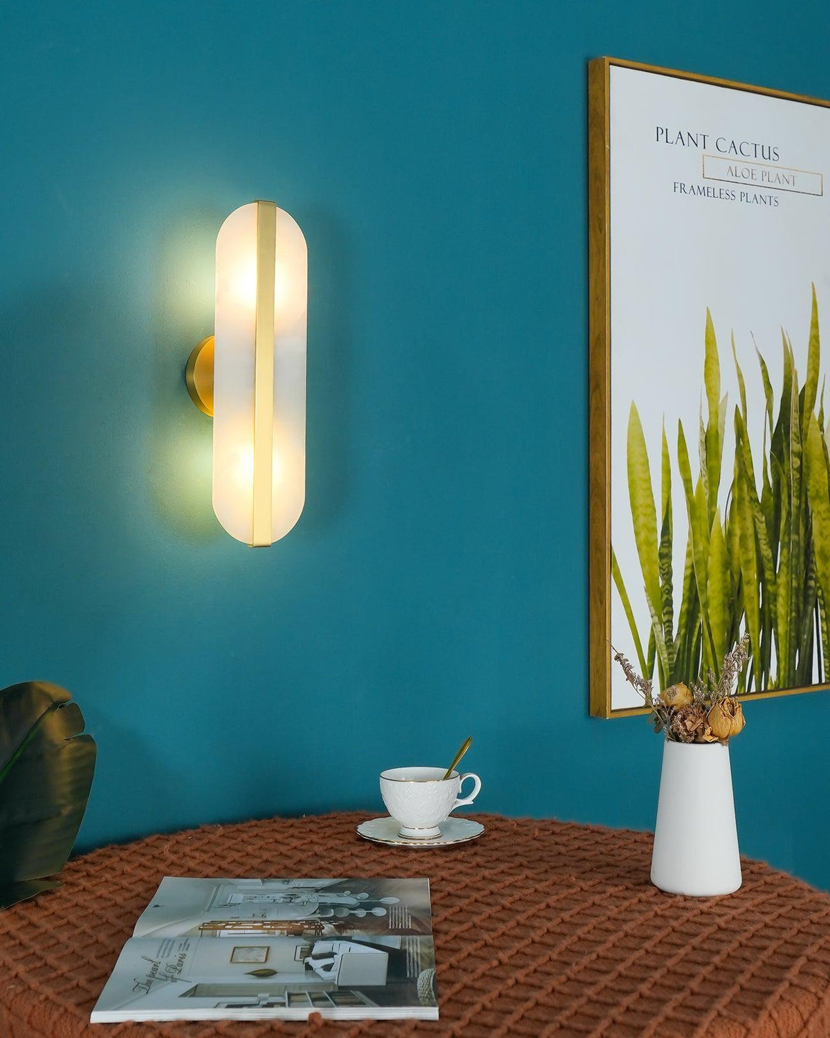 Calura Albast dubbele wandlamp