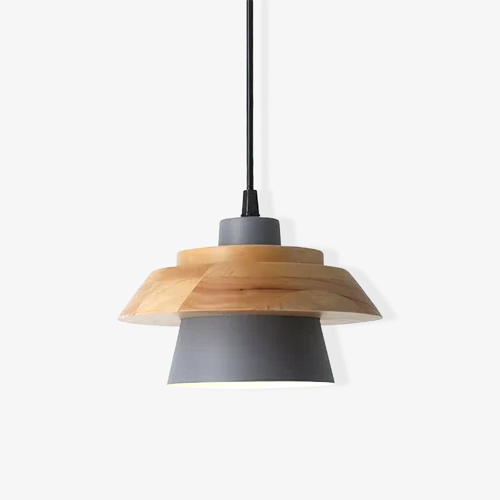 Morrowe Stone hout hanglamp