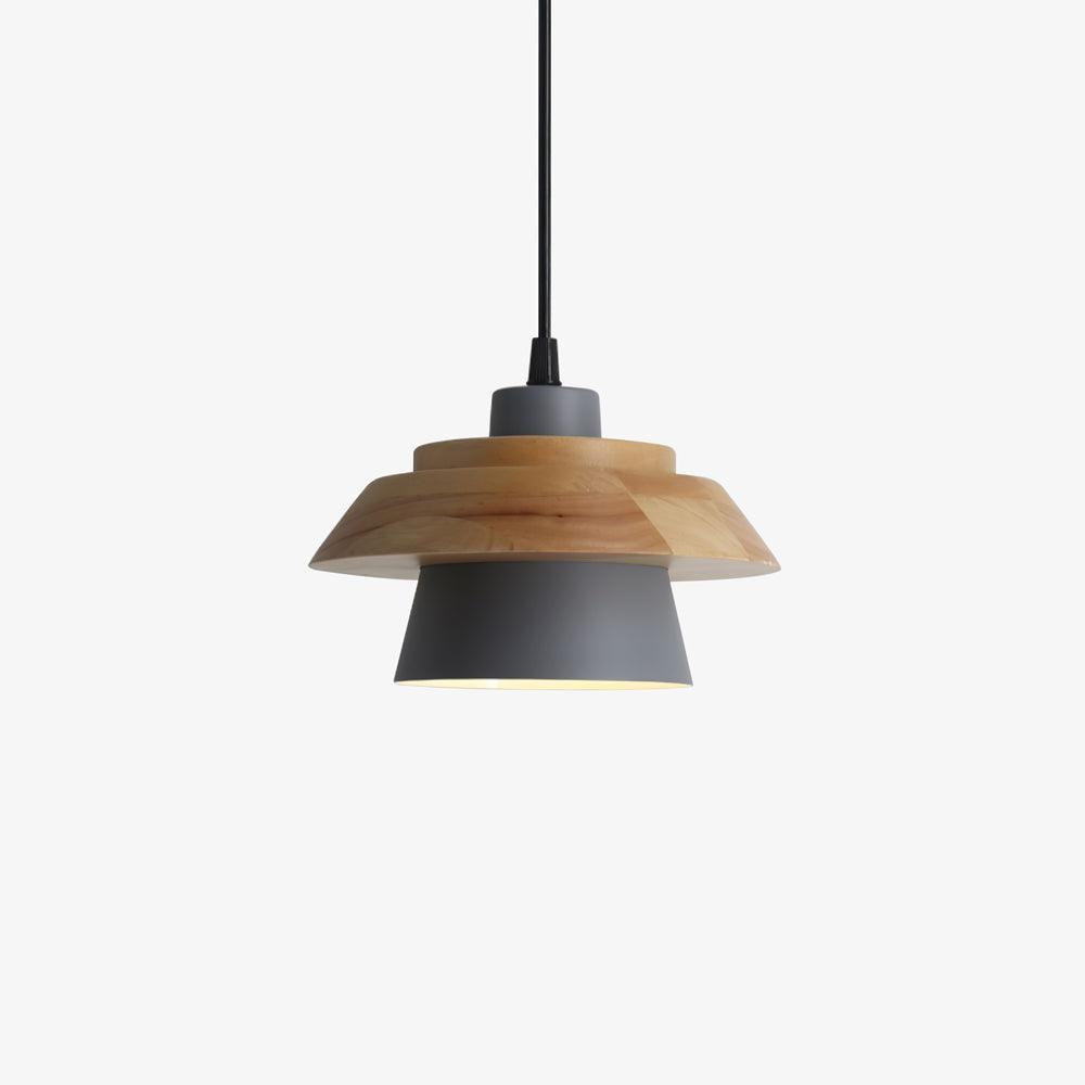 Morrowe Stone hout hanglamp