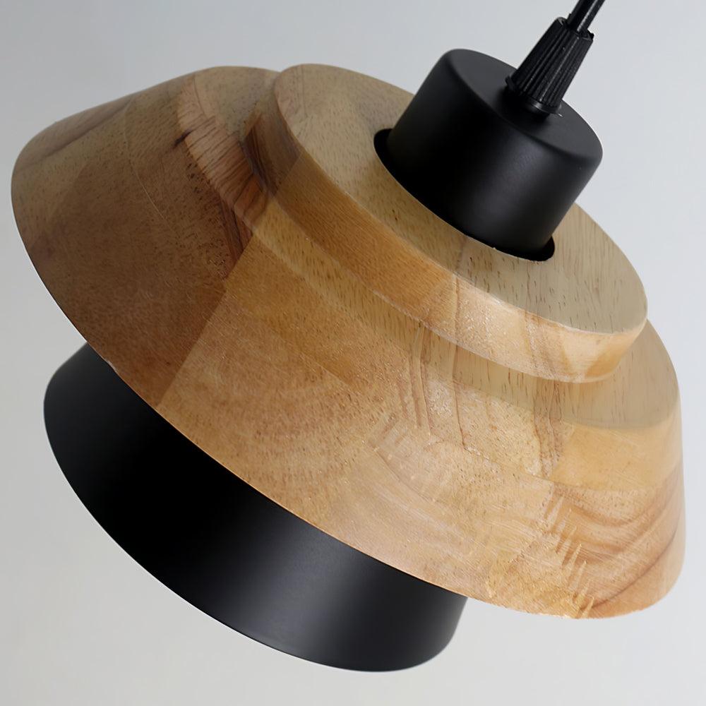Morrowe Stone hout hanglamp
