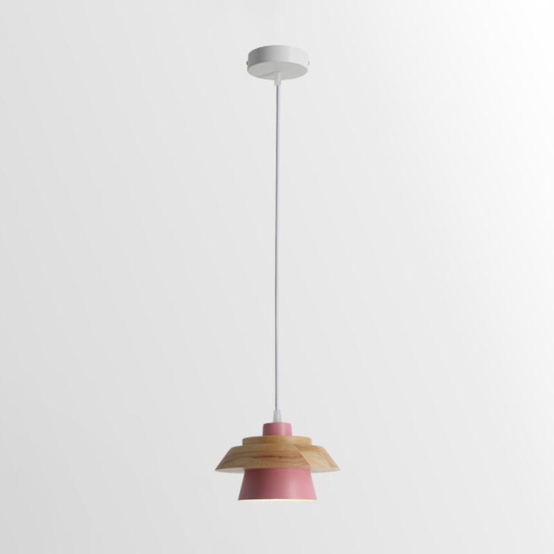 Morrowe Stone hout hanglamp