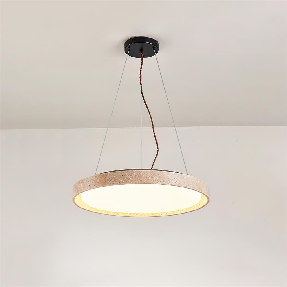 Tavaneria hanglamp travertin Ring