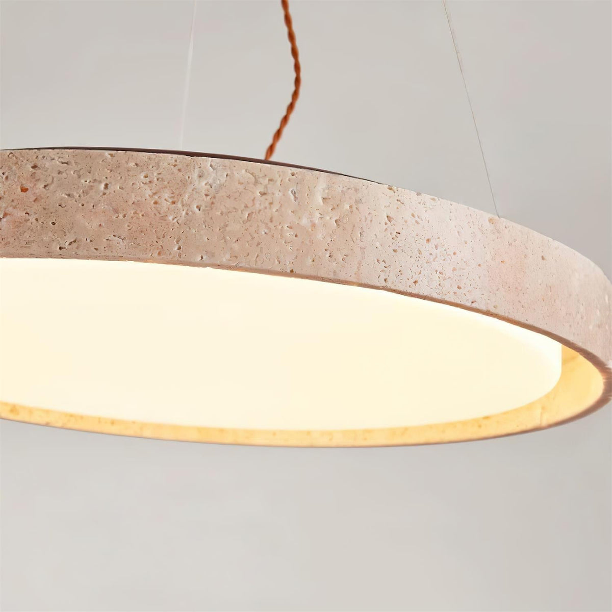 Tavaneria hanglamp travertin Ring