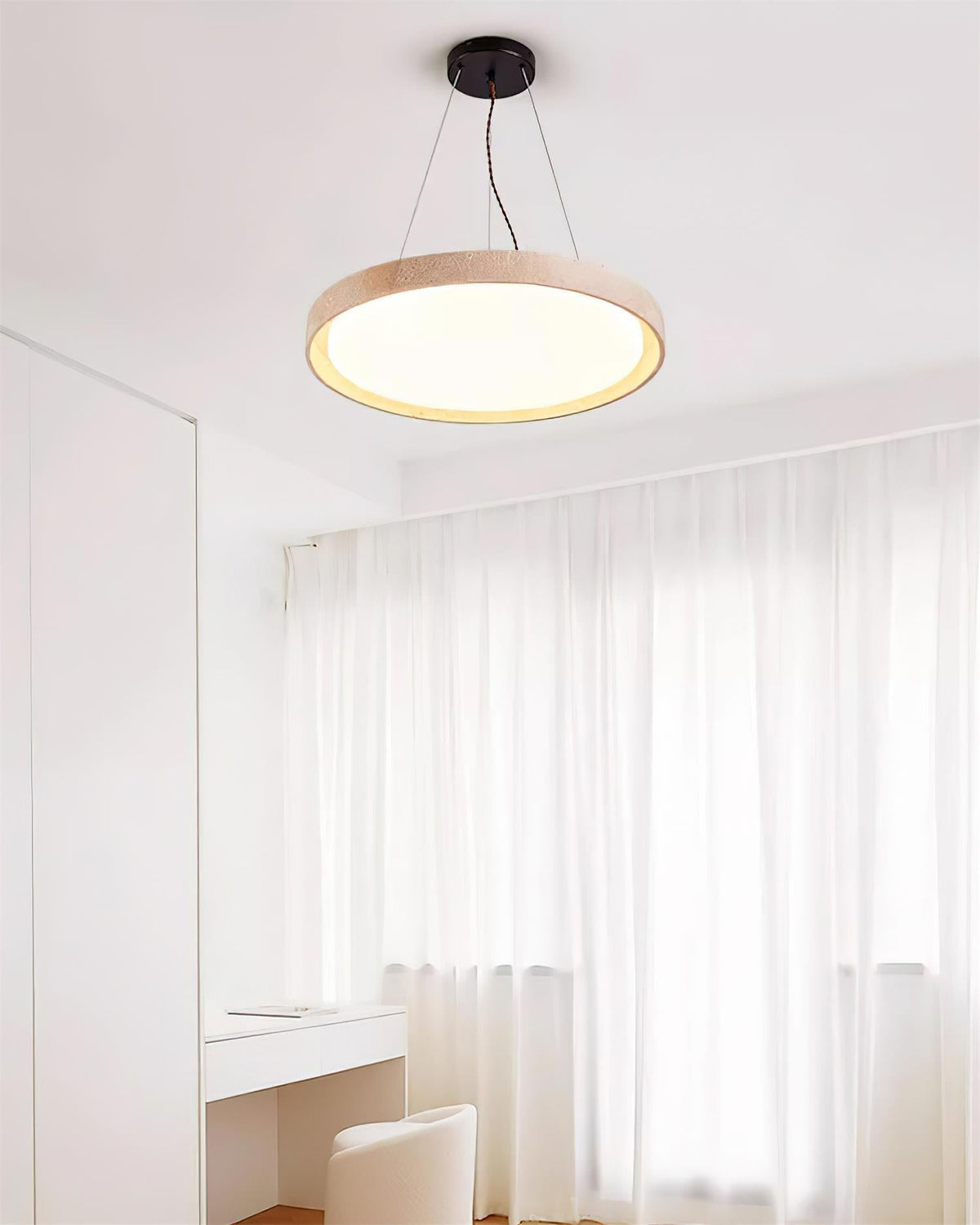 Tavaneria hanglamp travertin Ring
