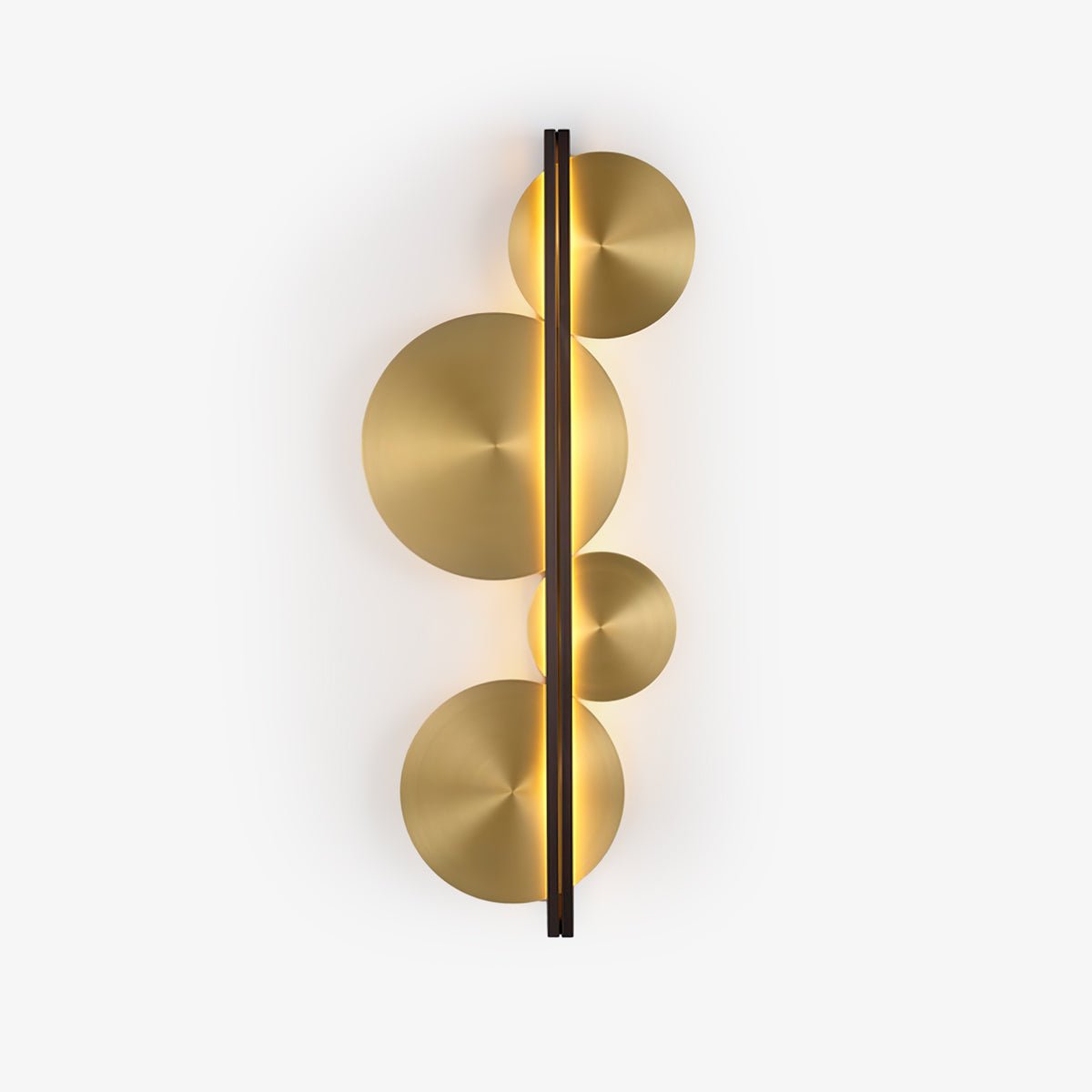 Oriivise wandlamp Goud Cirkelvormige Sculpturale