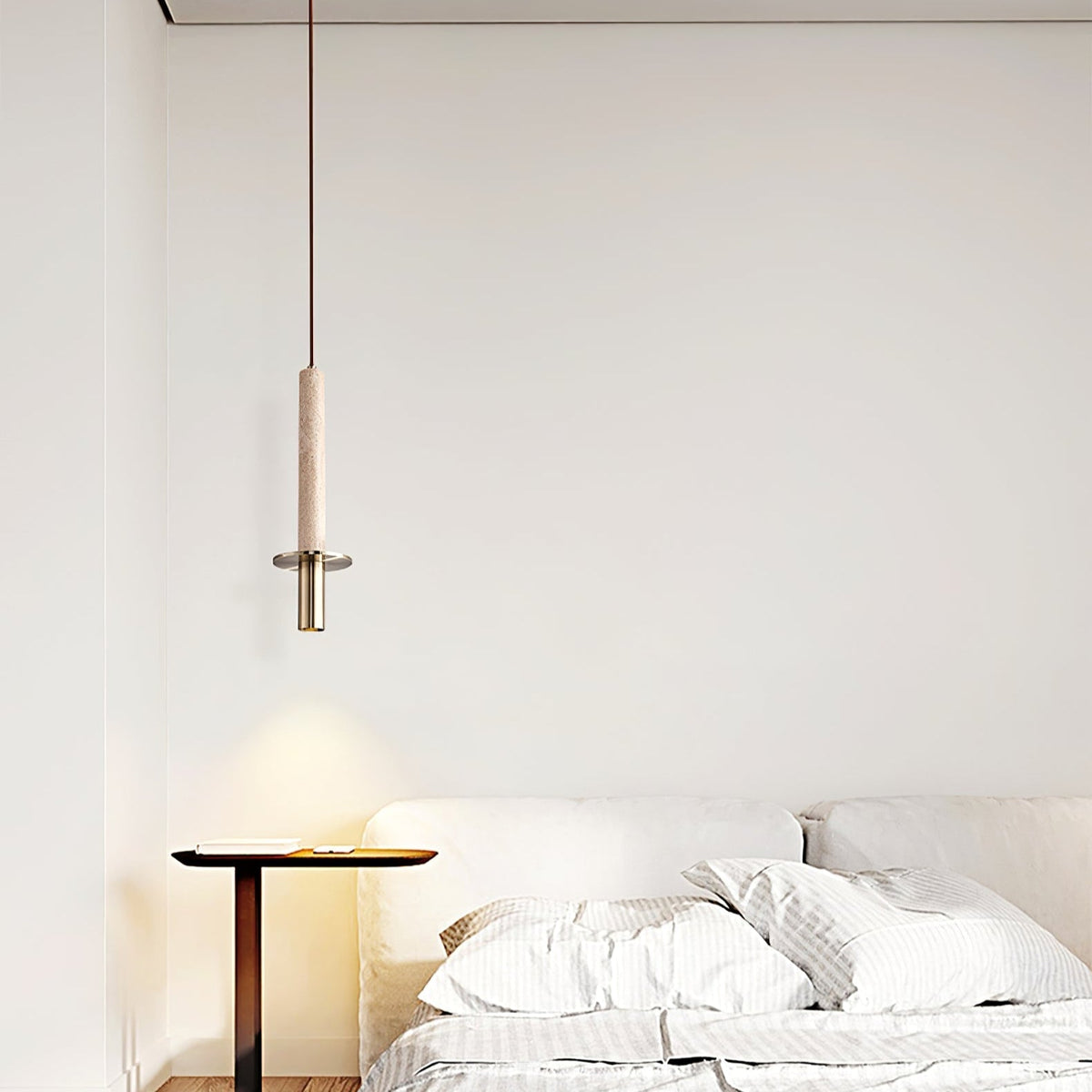 Valanise Dual Cylinder travertin hanglamp