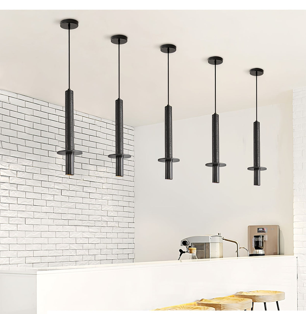 Valanise Dual Cylinder travertin hanglamp