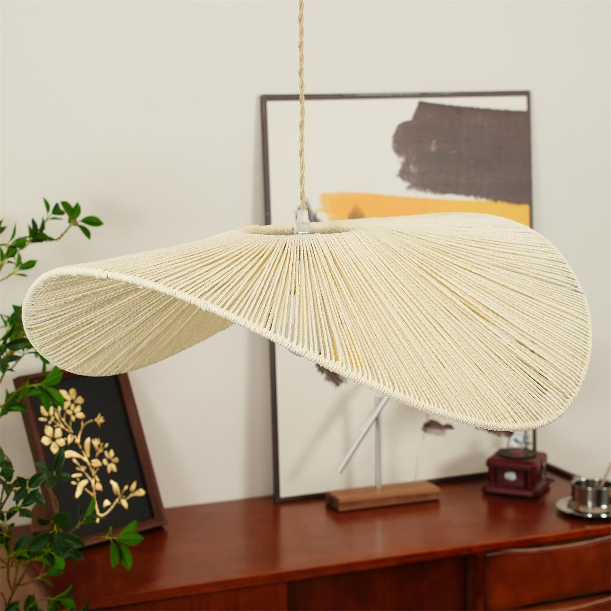 Canoeria handgeweven natuurlijke rotan hanglamp