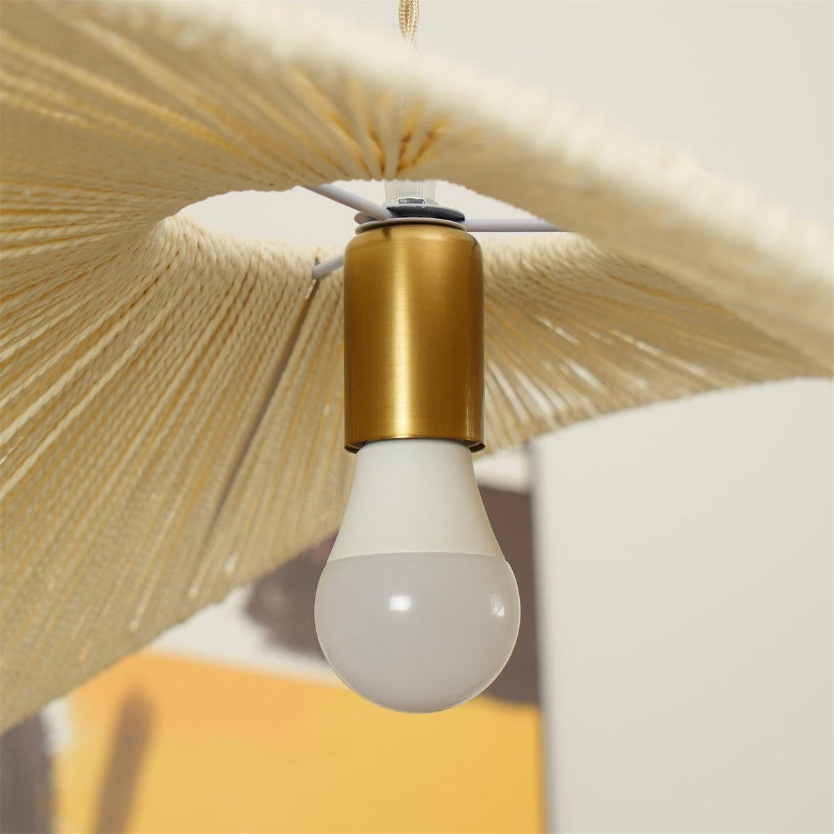 Canoeria handgeweven natuurlijke rotan hanglamp