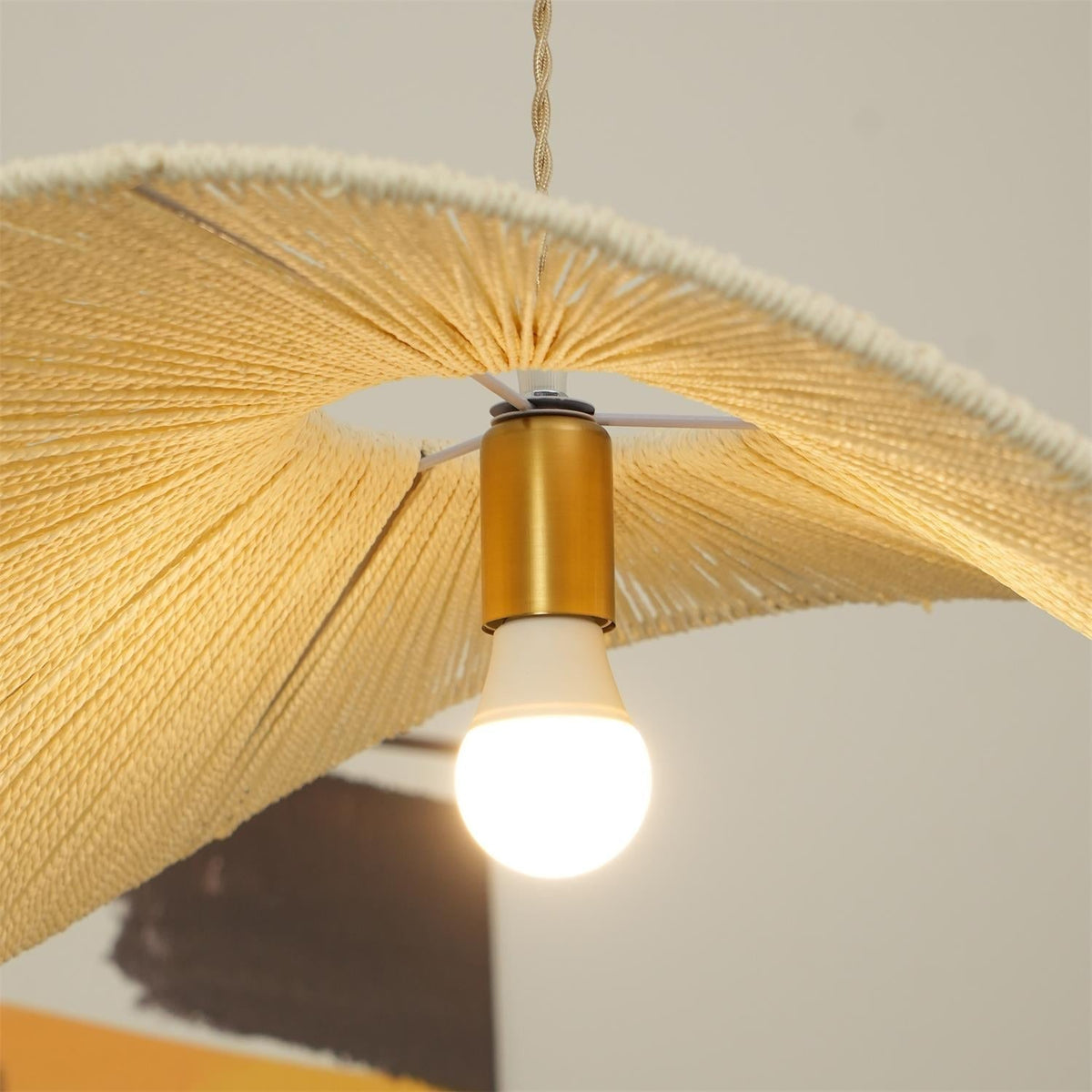 Canoeria handgeweven natuurlijke rotan hanglamp