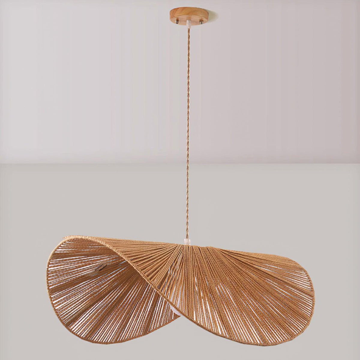Canoeria handgeweven natuurlijke rotan hanglamp