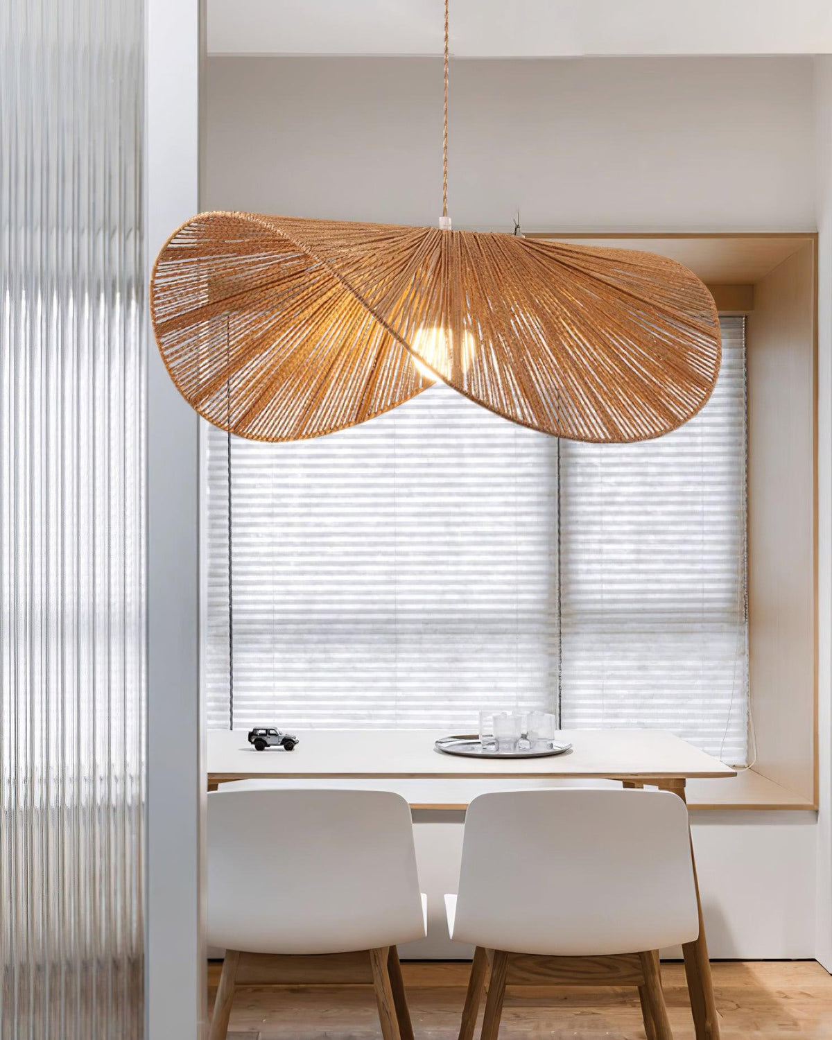 Canoeria handgeweven natuurlijke rotan hanglamp