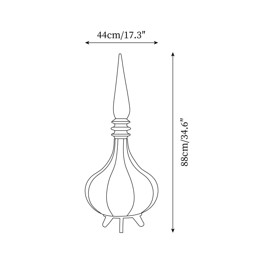 Pagoda vloerlamp