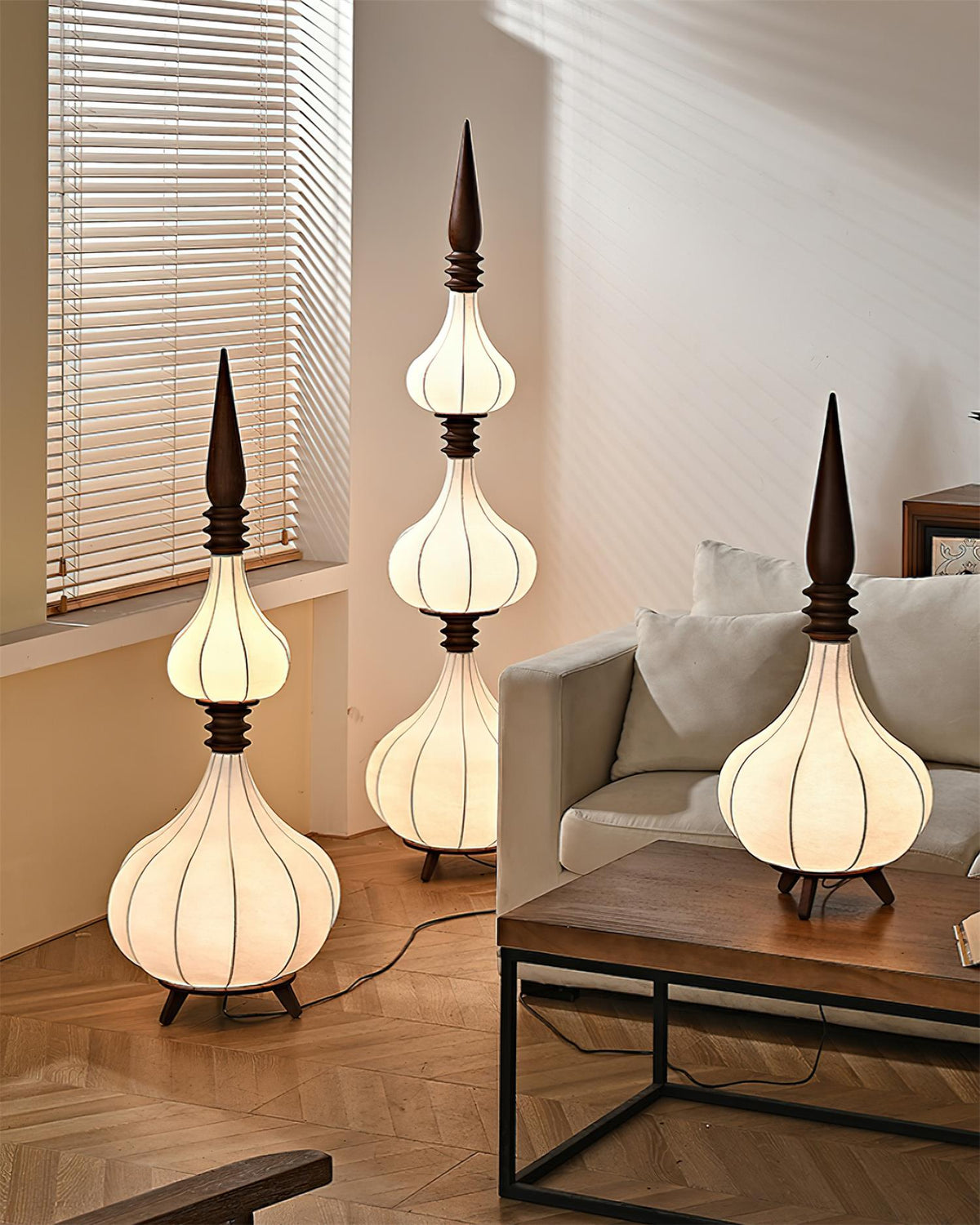 Pagoda vloerlamp