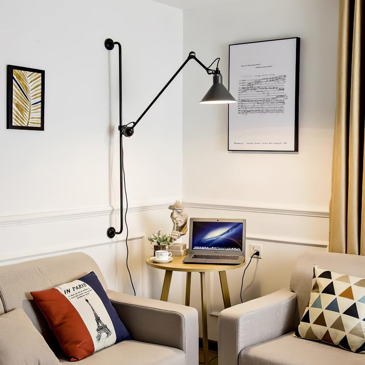 Dral Support Frame Rocker wandlamp