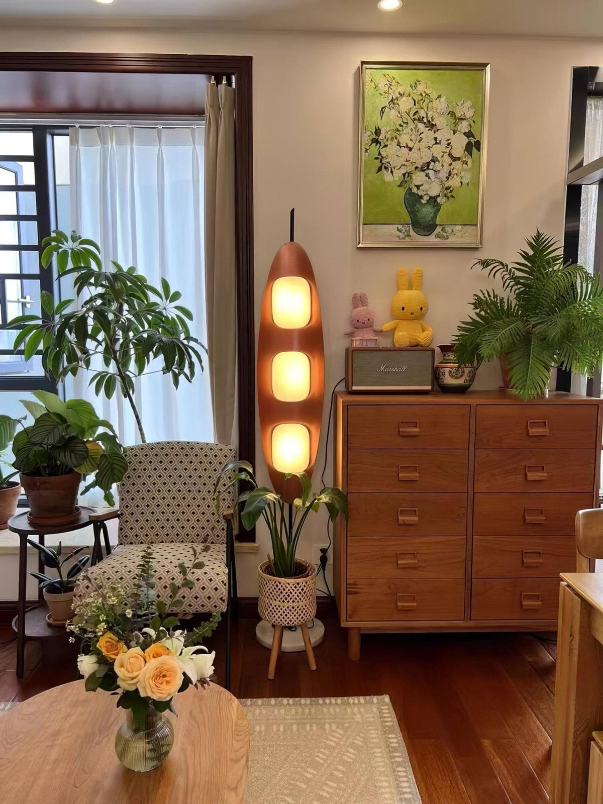 Camirara vloerlamp in marmer