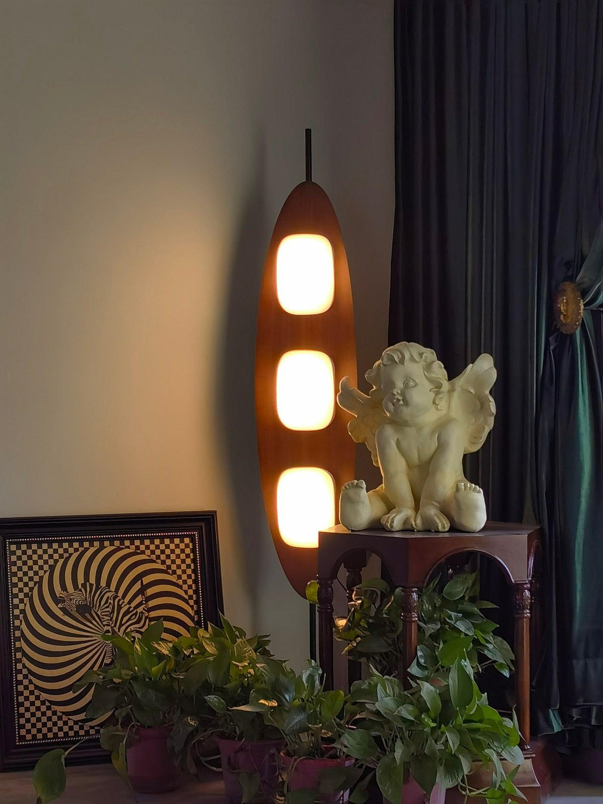 Camirara vloerlamp in marmer