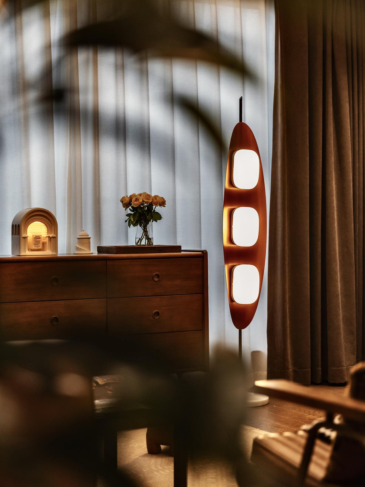 Camirara vloerlamp in marmer