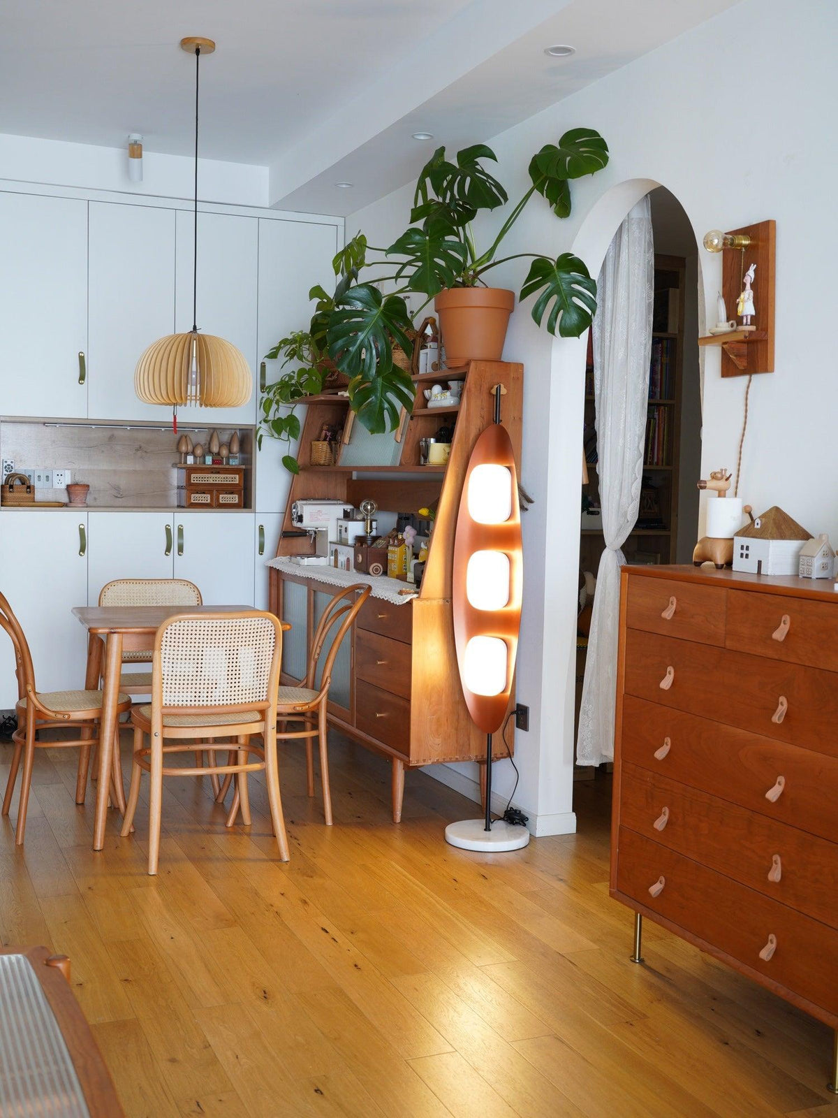 Camirara vloerlamp in marmer