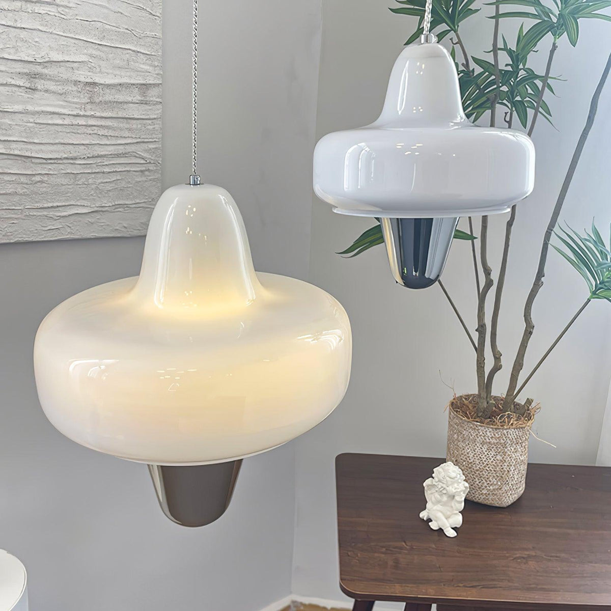 Nuvia minimalistische hanglamp van glas