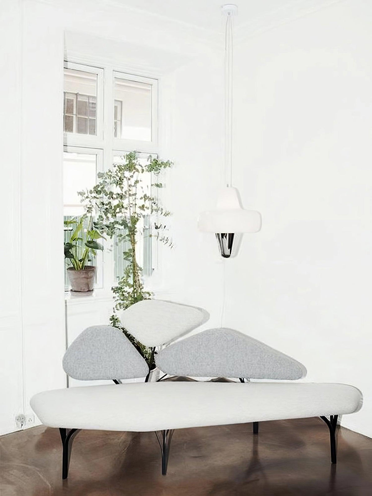 Nuvia minimalistische hanglamp van glas