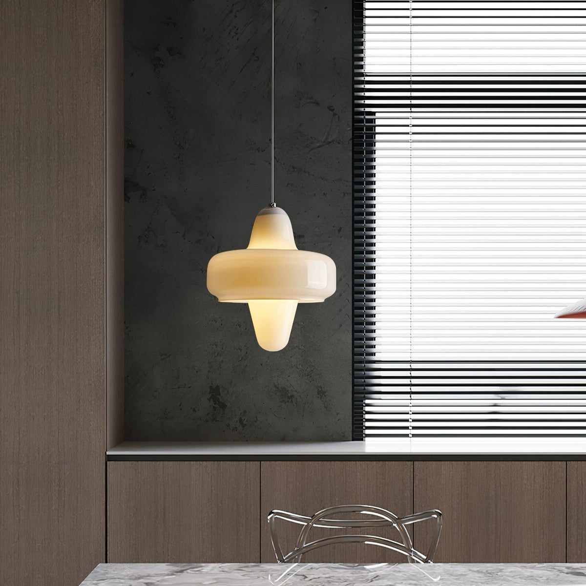 Nuvia minimalistische hanglamp van glas
