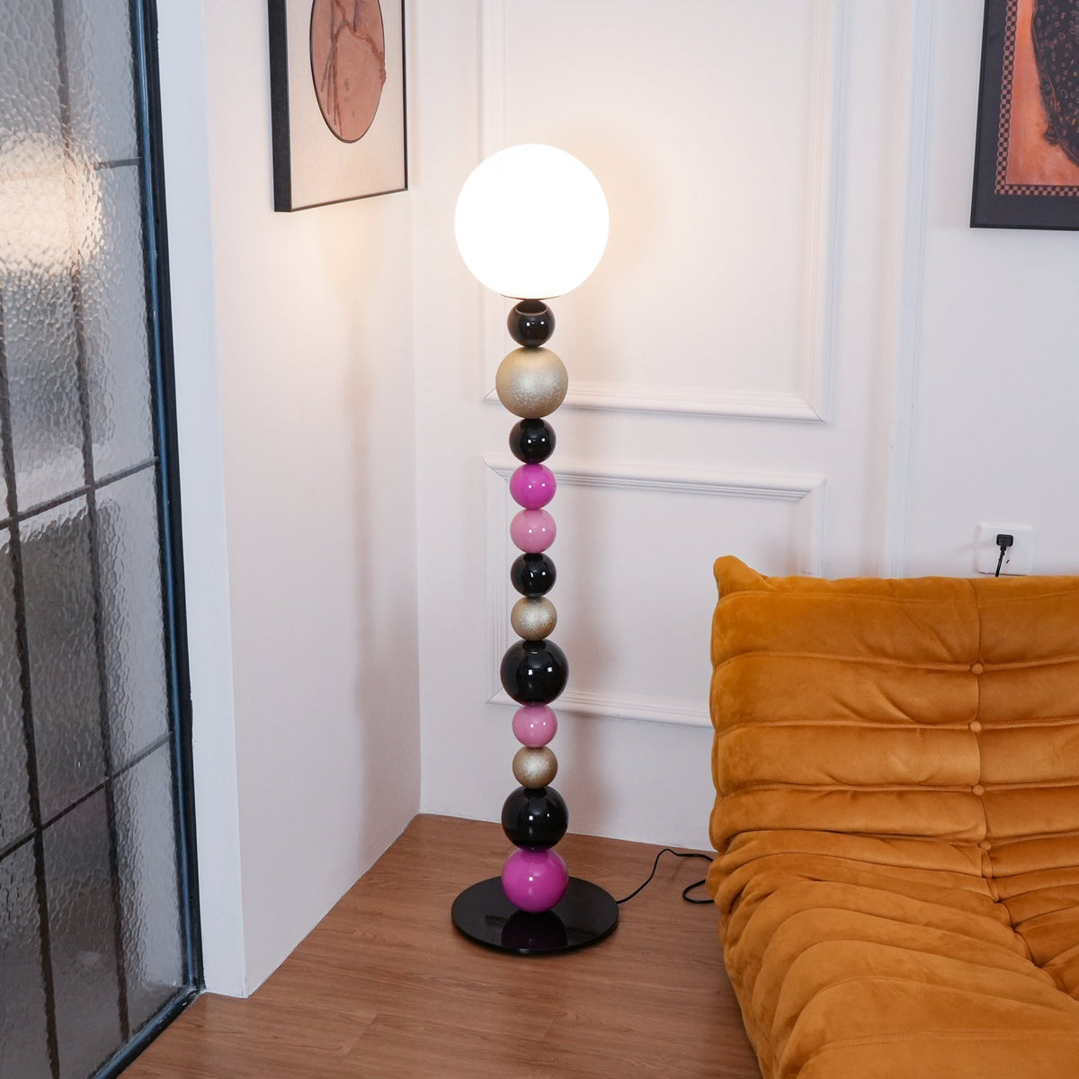 Beads vloerlamp