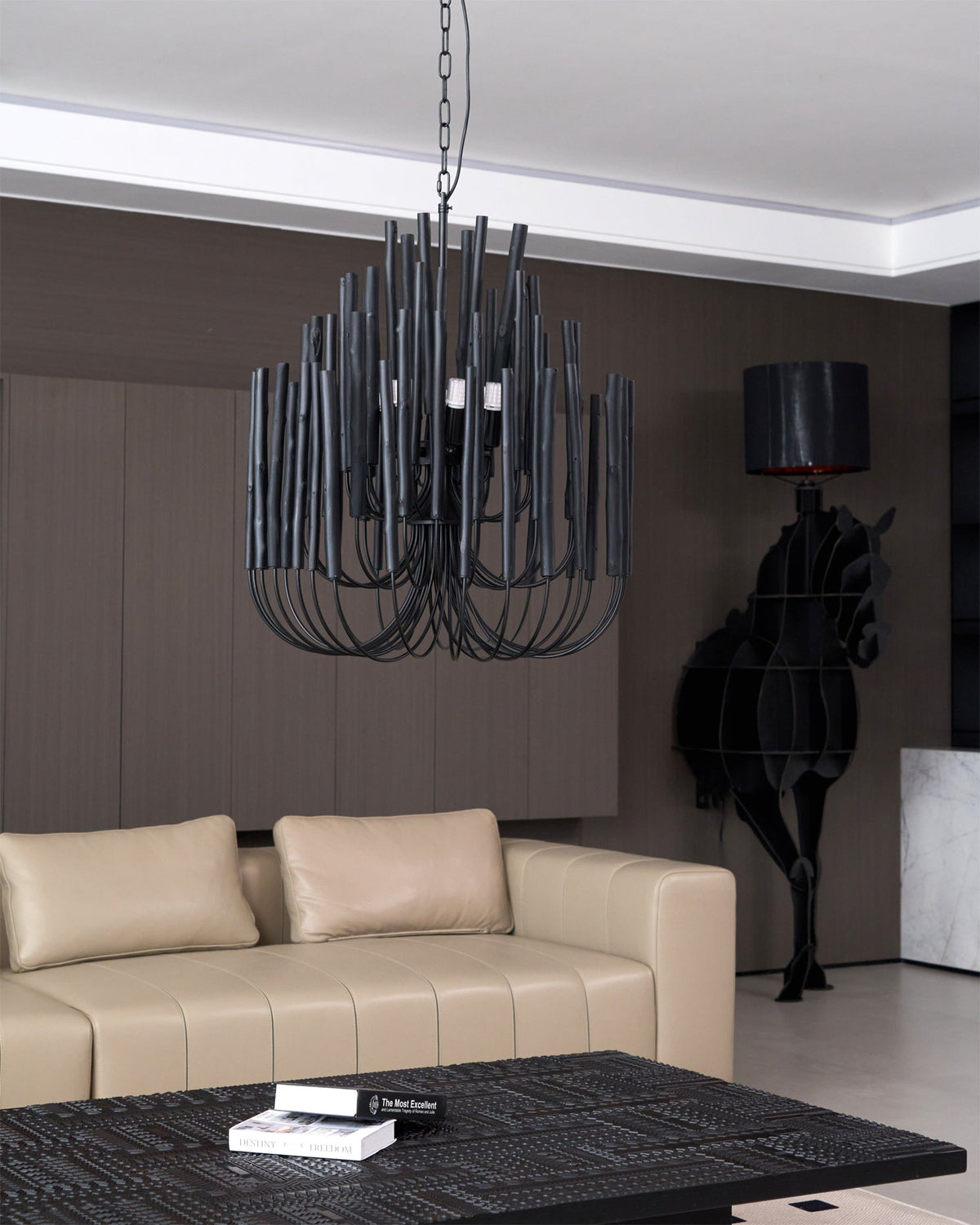 Xantir Postmodern Luxueus Hout Kroonluchter