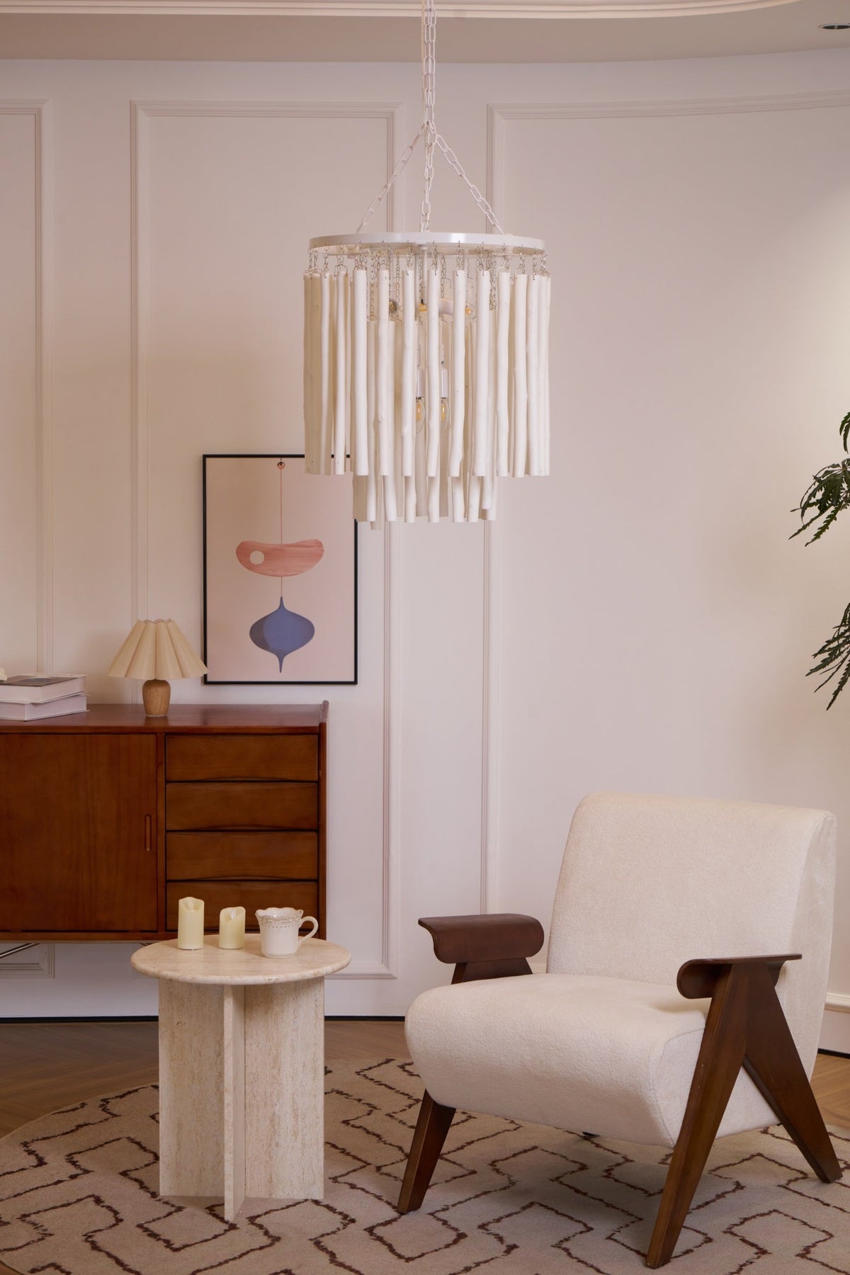 Xantir Postmodern Luxueus Hout Kroonluchter