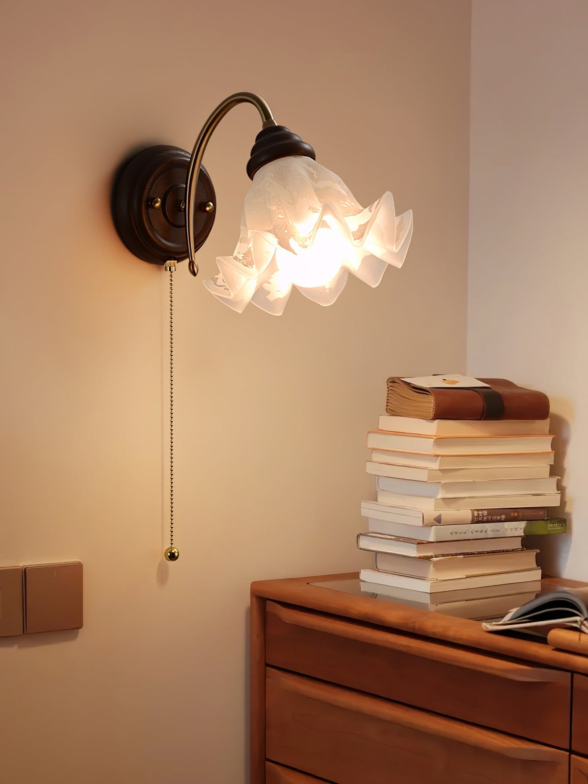 Civenan Nordic Art wandlamp met glas