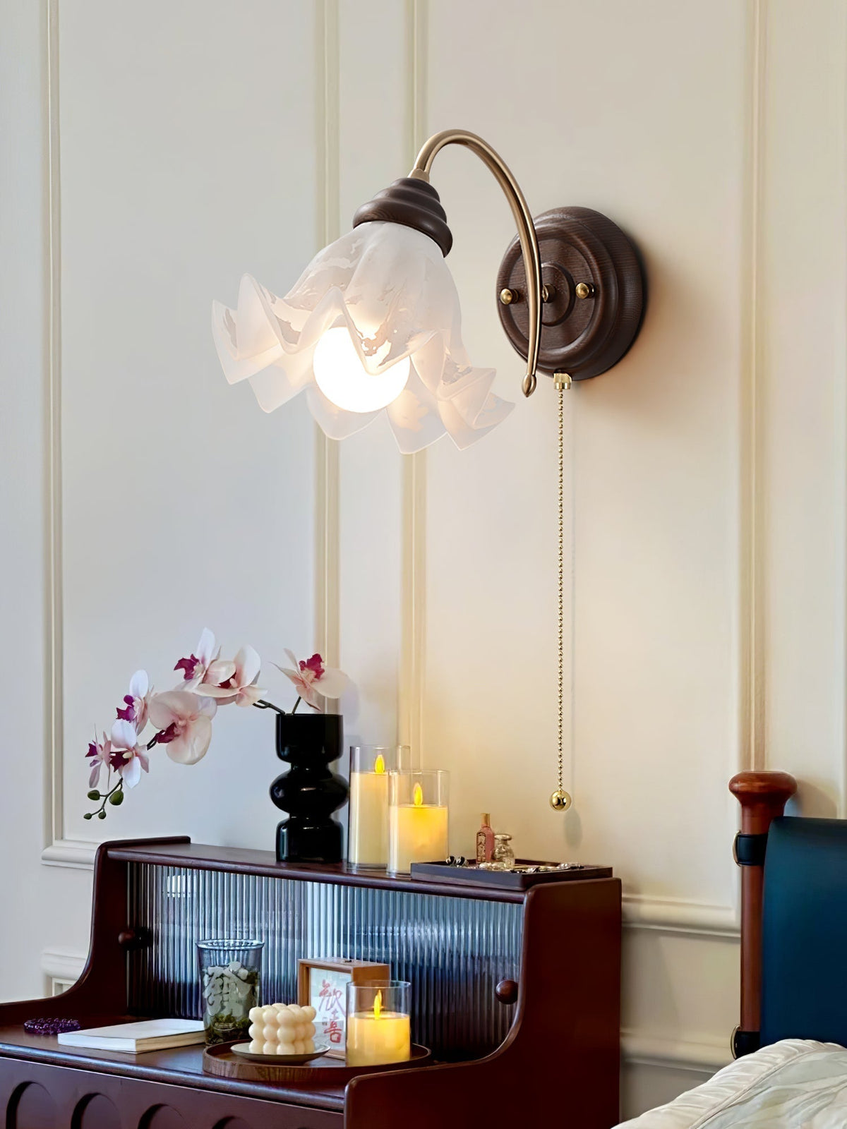 Civenan Nordic Art wandlamp met glas